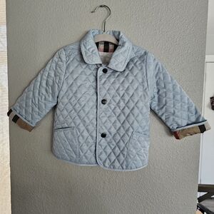 Quilted Light Blue Kids Jacket